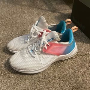 worn maybe 1 time! too tight on my foot! basically brand new honestly!!